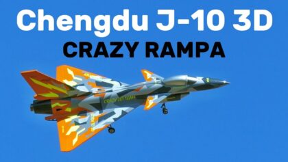 Chengdu J-10 3D CARF-MODELS | CRAZY RAMPA EXTREME FLYING |
