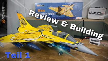 FMS Rafale 80mm Dassault EDF Jet | Full Review und