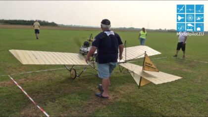 FOKKER SPINNE von 1911 RC SCALE MODEL FLIGHT KLAUS FISCHER