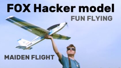 FOX Hacker model | RADEK RÁJA | MAIDEN FLIGHT |