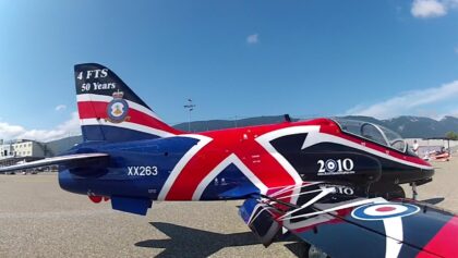 Giant British BAE HAWK T.1A 4FTS 50 Years RAF RC