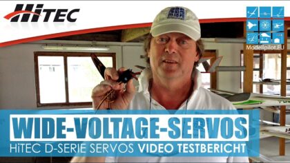 HiTEC WIDE-VOLTAGE-SERVOS TESTBERICHT D-SERIE D145SW & D89MW, TwinBatt 12HV und