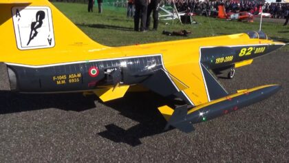 ITALIEN RC STARFIGHTER F-104S ASA-M SCALE TURBINE MODEL JET