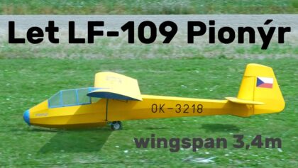 Let LF-109 Pionýr | 3,4m scale RC glider | 4K