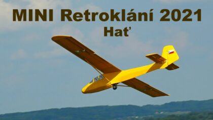 MINI Retroklani Hat 2021 | mini scale RC glider aerotows
