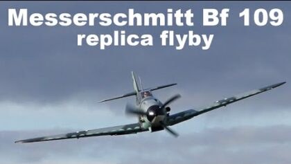 Messerschmitt Bf 109 amazing flyby, 2020