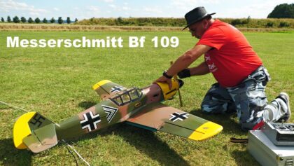 Messerschmitt Bf 109 | semiscale RC airplane | 4K |