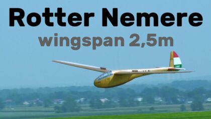 NEMERE | 2,5m scale RC glider | 4K | Hat