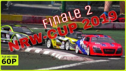 NRW-CUP FINALE 2 GROßMODELLE MCK-DORMAGEN RC CAR 1:5 SPORTSLINE VERBRENNER