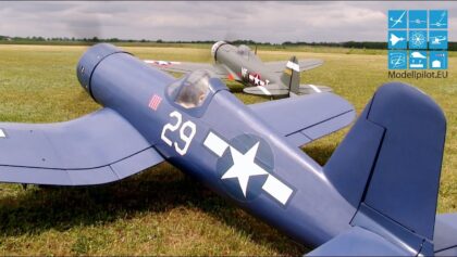P-47D THUNDERBOLT & F4U CORSAIR RC SCALE MODEL WARBIRDS GUIDO