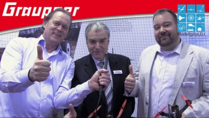 RACE COPTER GRAUPNER INTERVIEW WOLF-CHRISTIAN BAUMGÄRTEL & CHRISTIAN MERTENS SPIELWARENMESSE