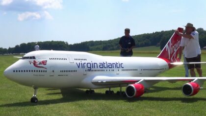 RC Concordes and RC Boeing 747 Huge RC Scale model