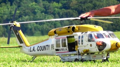 SIKORSKY S70i LOS ANGELES FIRE DEPARTMENT SCALE RC TURBINE MODEL