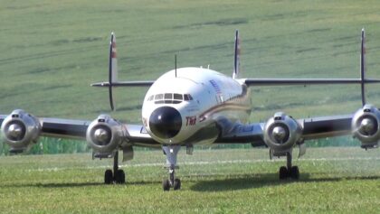 Super Constellation L1049 Lockheed RC Scale 4x Gas Engine Airplane
