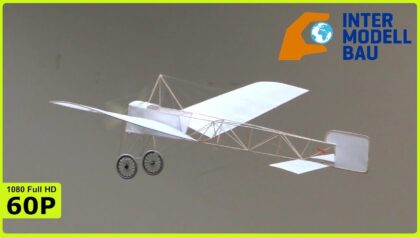 ULTRA LIGHTWEIGHT 45 GRAMS 1,6M INDOOR FLIGHT DEMONSTRATION – INTERMODELLBAU