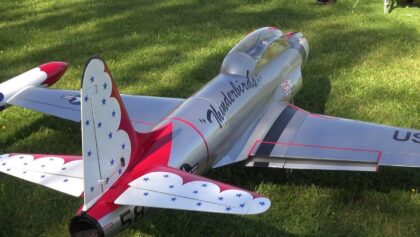 USAF RC JET THUNDERBIRD T33 SCALE TURBINE MODEL