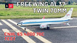 WHEELIE MACHINE Freewing AL37 twin 70mm EDF – CNHL 6S