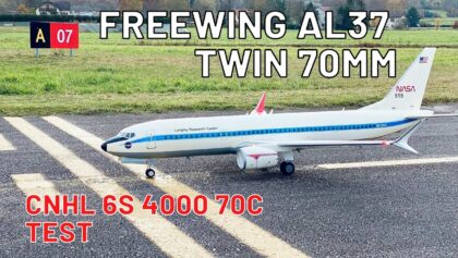 WHEELIE MACHINE Freewing AL37 twin 70mm EDF – CNHL 6S