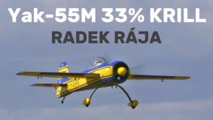 Yak-55M 33% KRILL | 2,6m RC aerobatic airplane | 4K