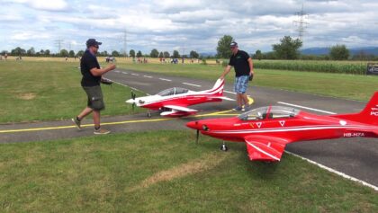 2x RC Pilatus PC-21 Scale Turbo Prop Engine Airplanes thats