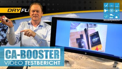 CA-BOOSTER DRYFLUIDS TESTBERICHT POWERKLEBSTOFF 2K SYSTEMPULVER FÜR SEKUNDENKLEBER TESTREPORT TEST