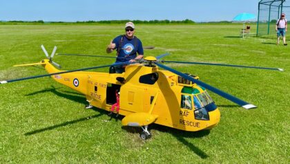 Giant XXXL scratch built Sikorsky SH-3 Sea King Royal Air
