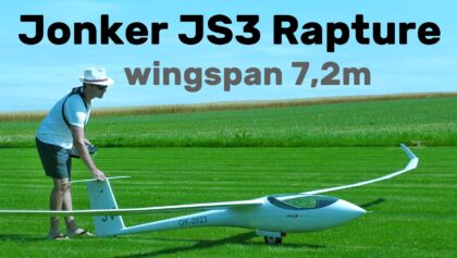 Jonker JS3 Rapture | 7,2m giant scale RC glider |