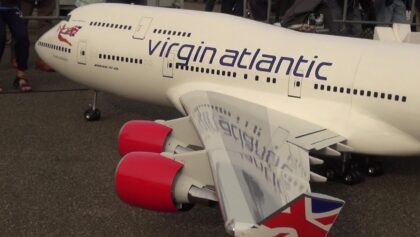 RC BOEING 747-400 JUMBOJET AIRLINER SCALE 4X TURBINE MODEL AIRPLANE