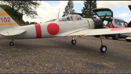 2x ZERO JAPAN FIGHTER RC WARBIRDS IN ACTION 2017