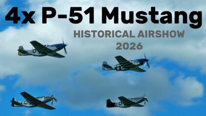 4x P-51 Mustang | 4K | HISTORICAL AIRSHOW 2026