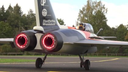65KG RC TURBINE JET MODEL DASSAULT RAFALE B ARCTIC TIGER
