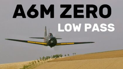 A6M ZERO 80% SCALE REPLICA | LOW PASS | 4K