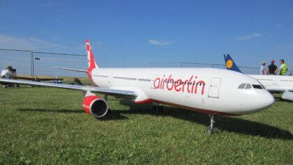 AIRBERLIN A330-300 TURBINE RC MODEL AIRLINER 3,95 METER WINGSPAN