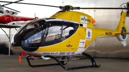 AIRBUS HELICOPTER EC-120 RC SCALE TURBINE MODEL PERFECT SHAPE