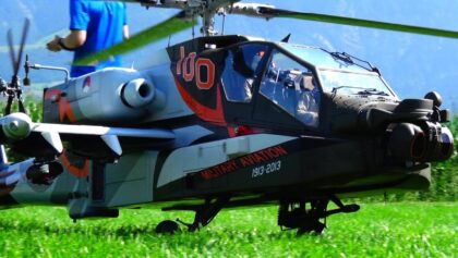 APACHE AH64D LONGBOW 100 YEARS NETHERLANDS AIR FORCE SCALE RC