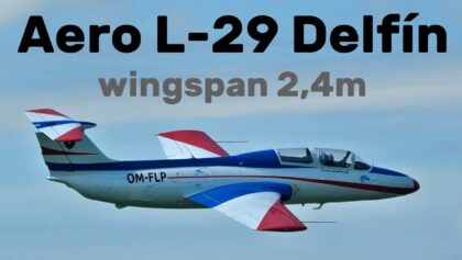 Aero L-29 Delfín | 2,4m scale jet RC airplane |
