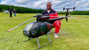 Amazing Aerobatic Flight with a Giant Hughes 500 with Turbine