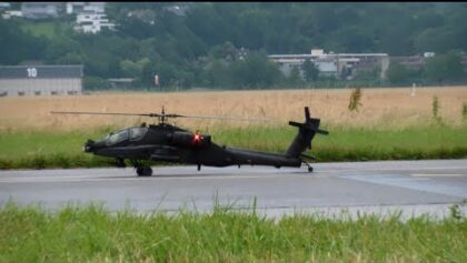 Apache Longbow Scale R/C Helicopter Team Italy Swiss Heli Challenge
