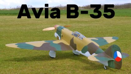 Avia B-35 | 2,5m scale RC plane | 4K |