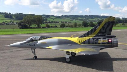 BIG DASSAULT MIRAGE 2000C 50.ANNIVERSARY NATO TIGER MEET RC SCALE