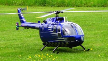 BO 105 RC ELECTRIC MODEL HELICOPTER LANDQUART 2019 SCALE MEETING
