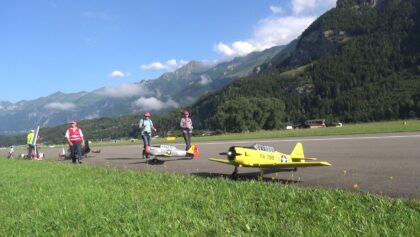 Beautiful Mountain Scenery and RC Warbirds in Action..!!!!