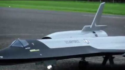 Blackbird SR-71 modelo de turbina a control remoto suiza