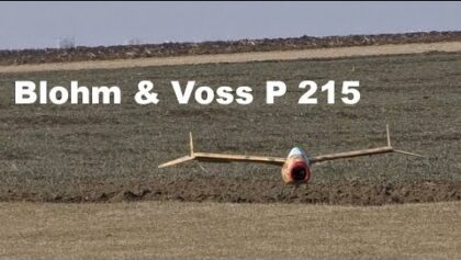 Blohm & Voss P 215, scale RC model, 70mm EDF,