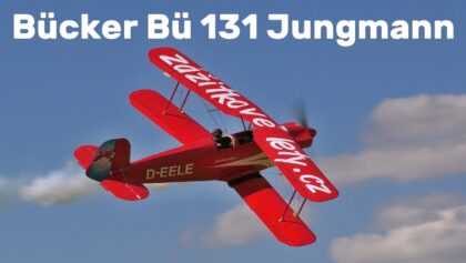 Bücker Bü 131 Jungmann Elenka | 4K | Airshow Breclav
