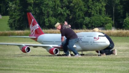 Build time over 10 Years Queen of Sky RC Boeing