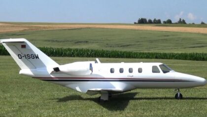CESSNA CITATION JET TYPE C525 RC SCALE MODEL AIRLINER WITH