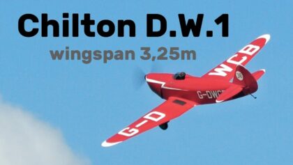 Chilton D.W.1 | 3,25m scale RC airplane | 4K |