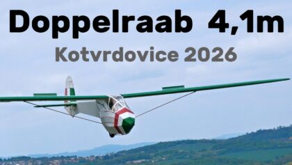 Doppelraab | 4,1m scale RC glider | 4K | Kotvrdovice