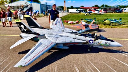 Epic XXXL F-14 Tomcat Skymaster RC Turbine Jet Flight Demonstration